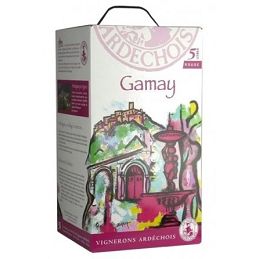 VDP Ardeche Rouge Gamay  BIB 5L Vignerons ardèchois