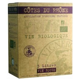 Côtes Du Rhône BIO  BIB 3L vignerons ardechois