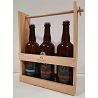 Caisse bois 3 bouteilles 75cl Rivière d'Ain