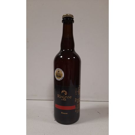 Bière Rivière d'Ain rousse 75cl
