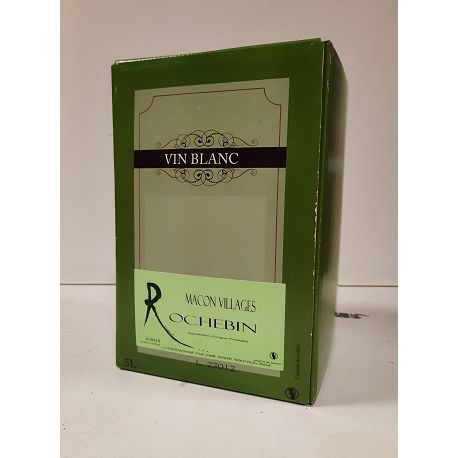 Macon Villages BIB 5L blanc Domaine de Rochebin