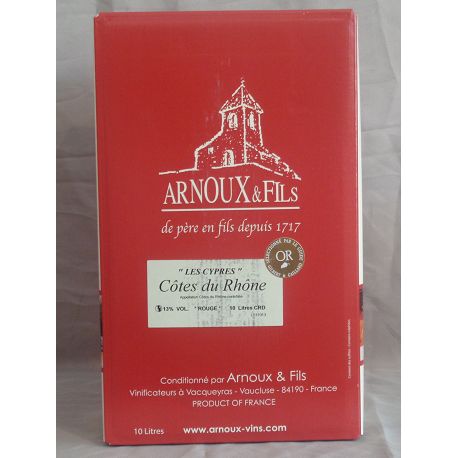 Côtes du Rhone Arnoux bib 10l
