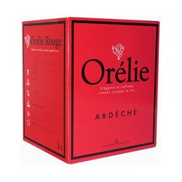 VDP Ardeche Cube Orelie Merlot/Gamay  BIB 3L Vigneron Ardech