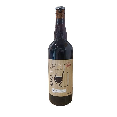 Bière Malt Emoi Brune 75cl